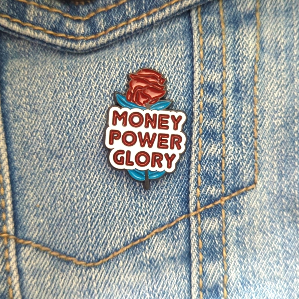 🎶 Lana Del Rey - Money, Power, Glory - Music Lyrics - Enamel Pin
